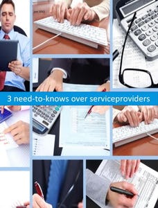 3 need-to-knows over serviceproviders