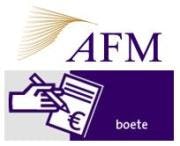 AFM gaat intern beleid over hoe boetes berekend worden online zetten