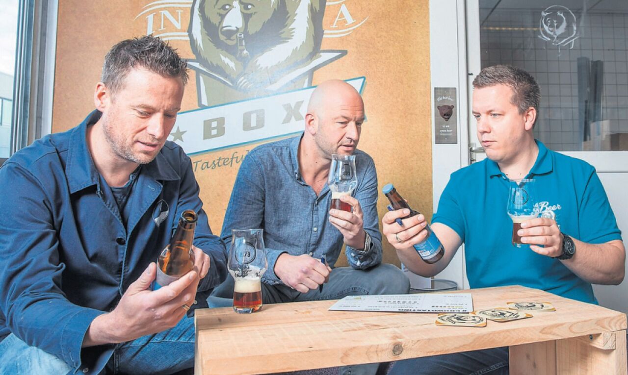 V.l.n.r. Victor Kuppers, Armand Haan en Tim Remmerswaal.