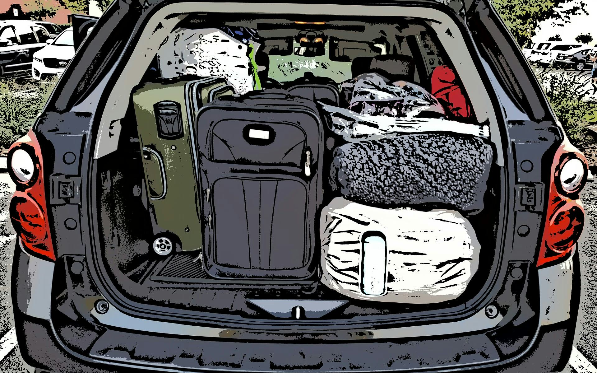 Kampeerder op doorreis moet alle bagage naar hotelkamer meenemen