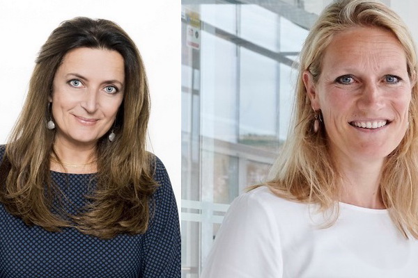 Lia Polano (links) en Kokke van der Werf.