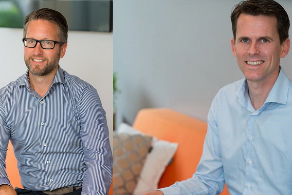 Janwillem Swart (links) en Jerre Veltman