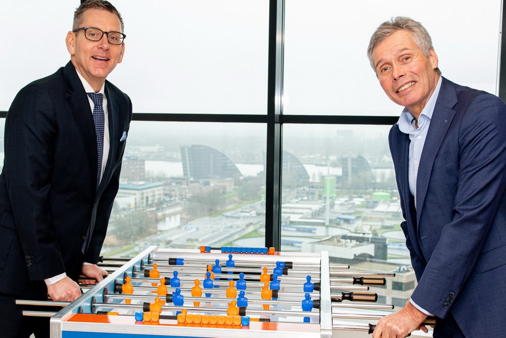 Wilco de Haan (links) en Kees van Steensel.