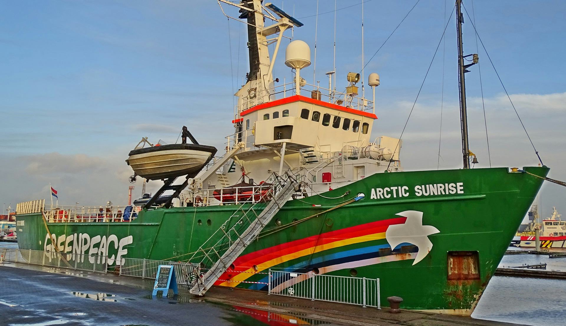 Greenpeace hoeft niet over naar pensioenfonds Koopvaardij, Arctic Sunrise is pleziervaartuig
