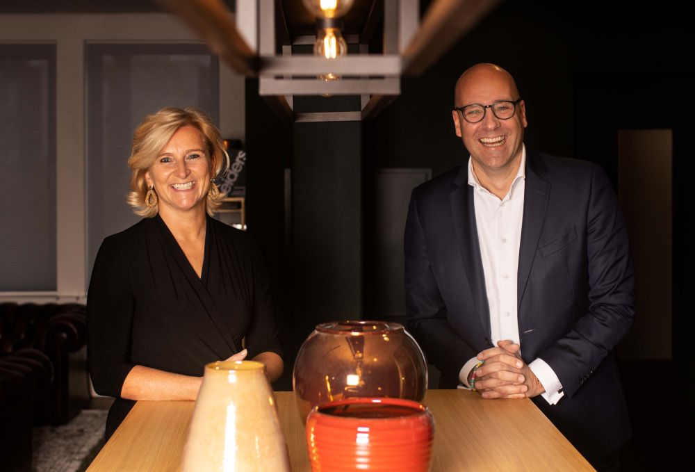 Klaudia den Ouden (Ecclesia) en Laurens Schox (NN). Fotograaf: Angelo van der Klift