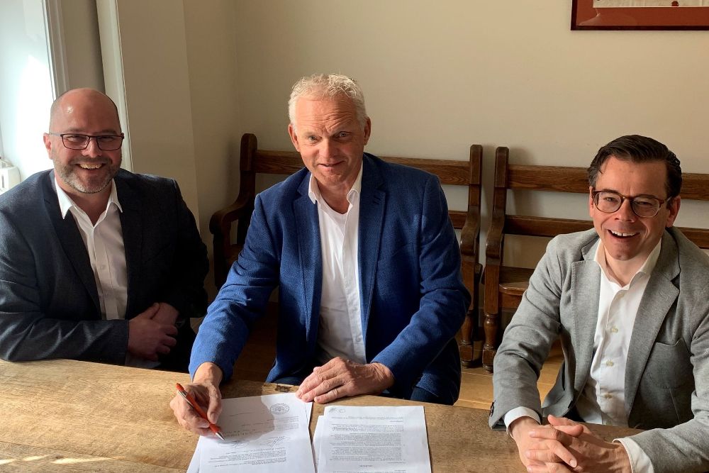 V.l.n.r: René Molhoek (Finly), Rob van der Zwam (FinConnect) en Joost Heijligers (Finly).