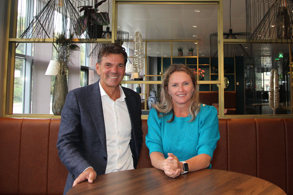 Edsel de Graaf, directeur Huismerk, en Saskia Buursink, directeur Lot Hypotheken
