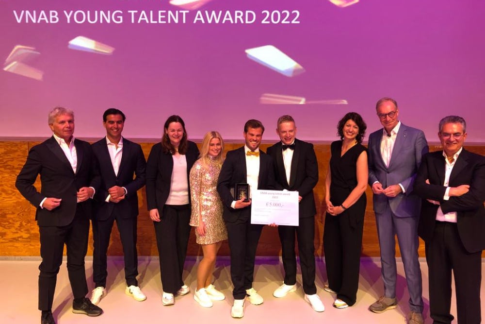 Max Hollemans wint eerste VNAB young talent award