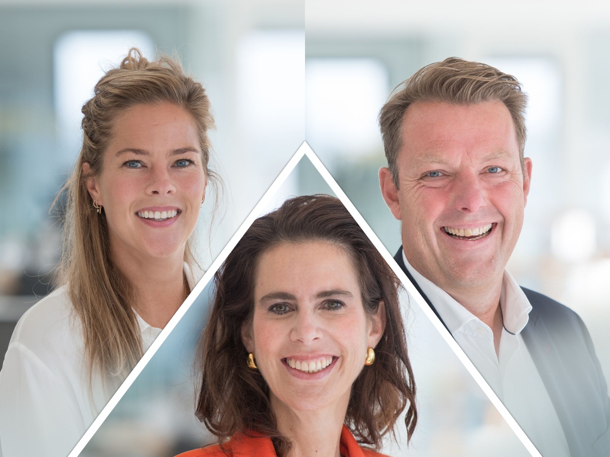 Floor Smid, Hester Cornelissen en Richard Korteling (van links naar rechts)