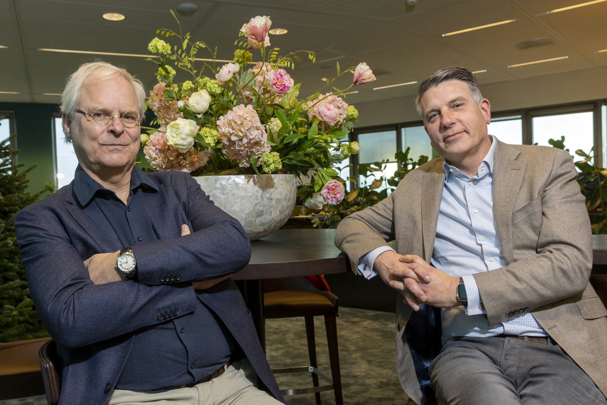 Arnold Barendrecht (R) en Elbert Jan Offereins van Bugs Business.