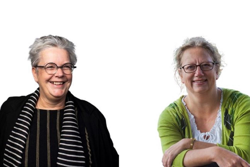 Majan van Riessen (links) en Annemieke Postema.