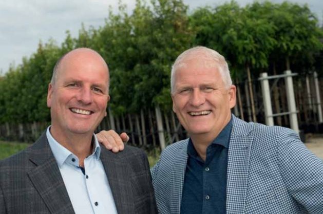 Hans (links) en Kees van Klaarbergen.