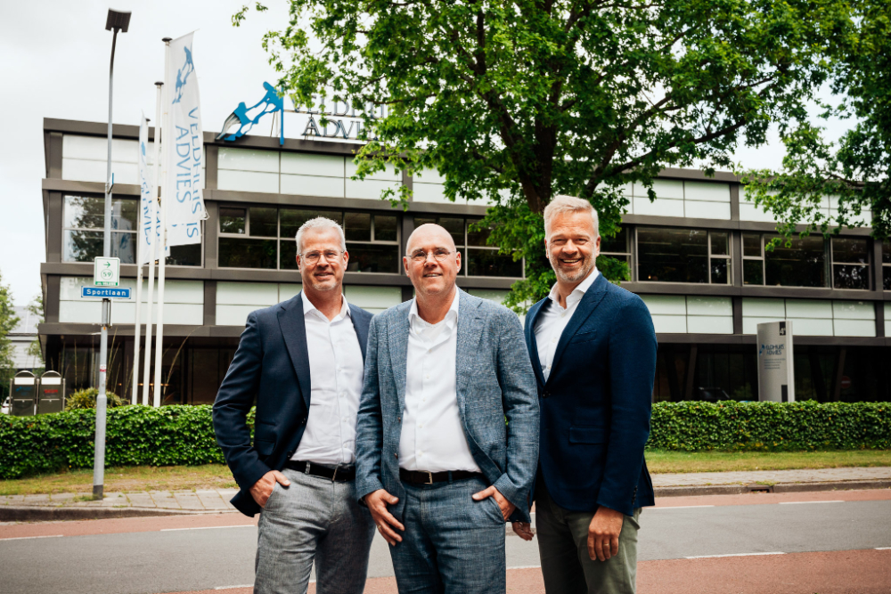 V.l.n.r. Dick Vos, Derk Lodiers en Bob Veldhuis