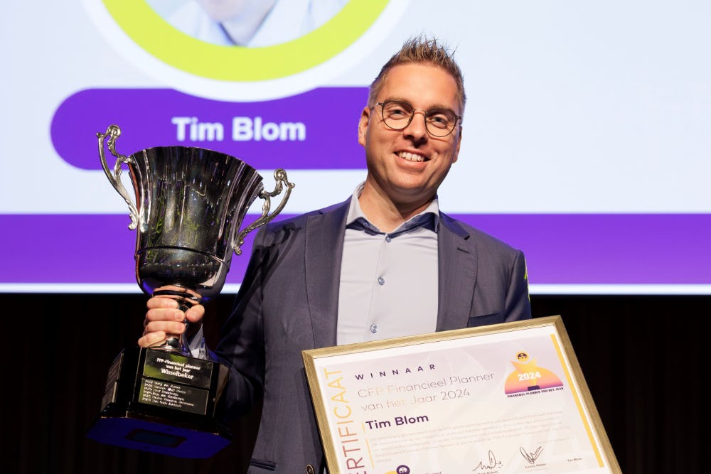 Tim Blom is Financieel Planner van het Jaar