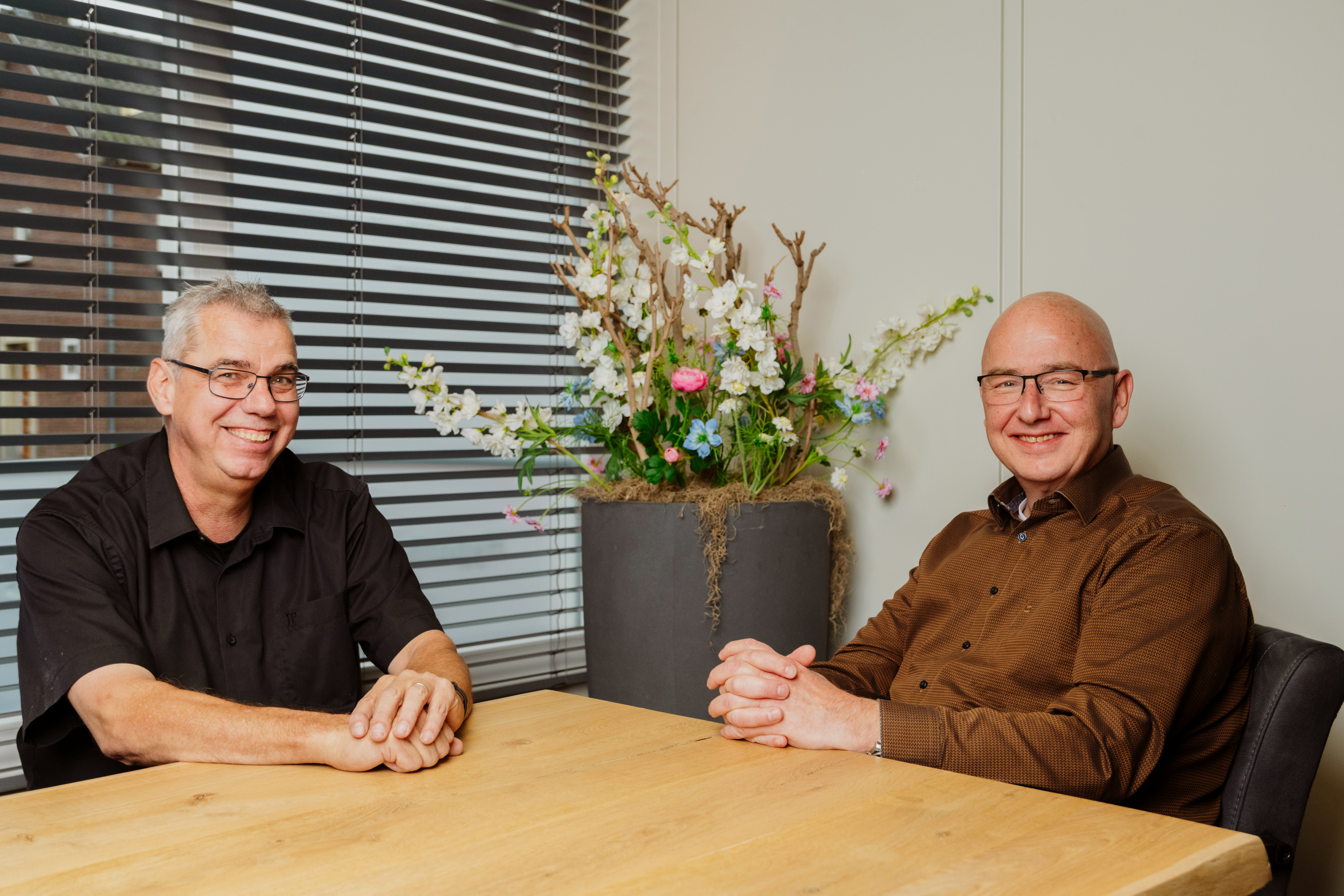 Frank de Haas en André Vogel: samen puur praktisch vooruitdenken