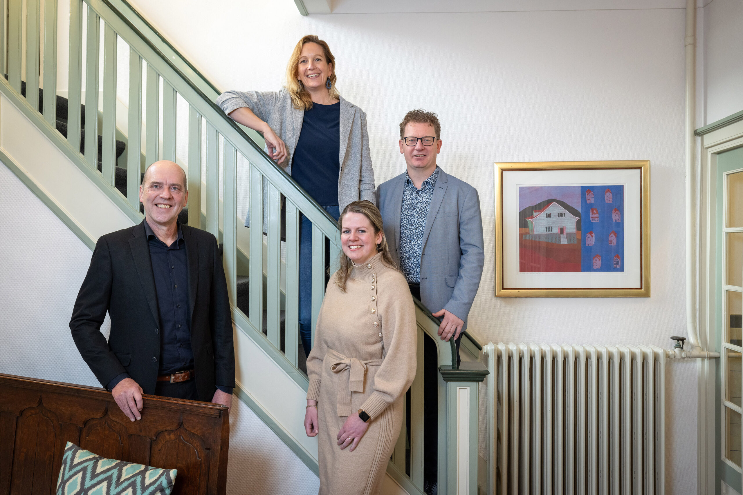 Vier gecertificeerde pensioenadviseurs van Levers Ter Braak Pensioenconsultants:  

v.l.n.r.: Peter Wensink, Pauline Bloemsma, Roos Voortman en Bernard Koning 