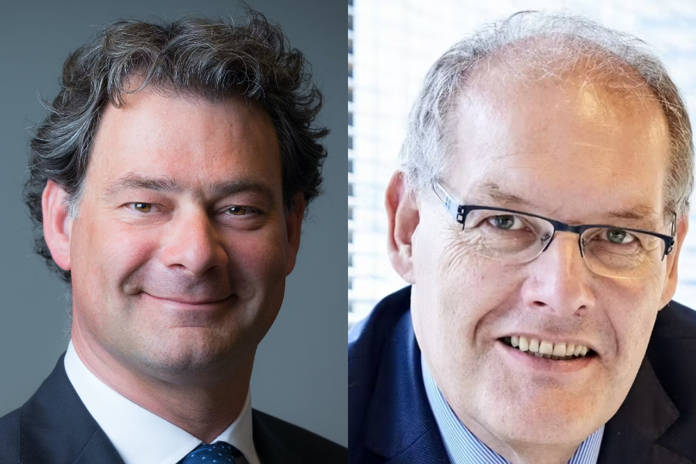 Enno Wiertsema (Adfiz) en Jurjen Oosterbaan (DFO)