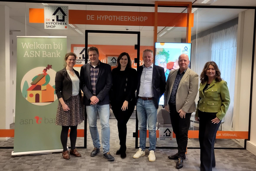 V.l.n.r.: Annelieke Oort-Oerlemans (ASN), Martin Hagedoorn (IF), Stefanie Fernández van Leeuwen - Leenman (ASN), Rudy Kiewitt (BLG), Gradie Timmer (IF) en Marisa Lodewijks (IF)