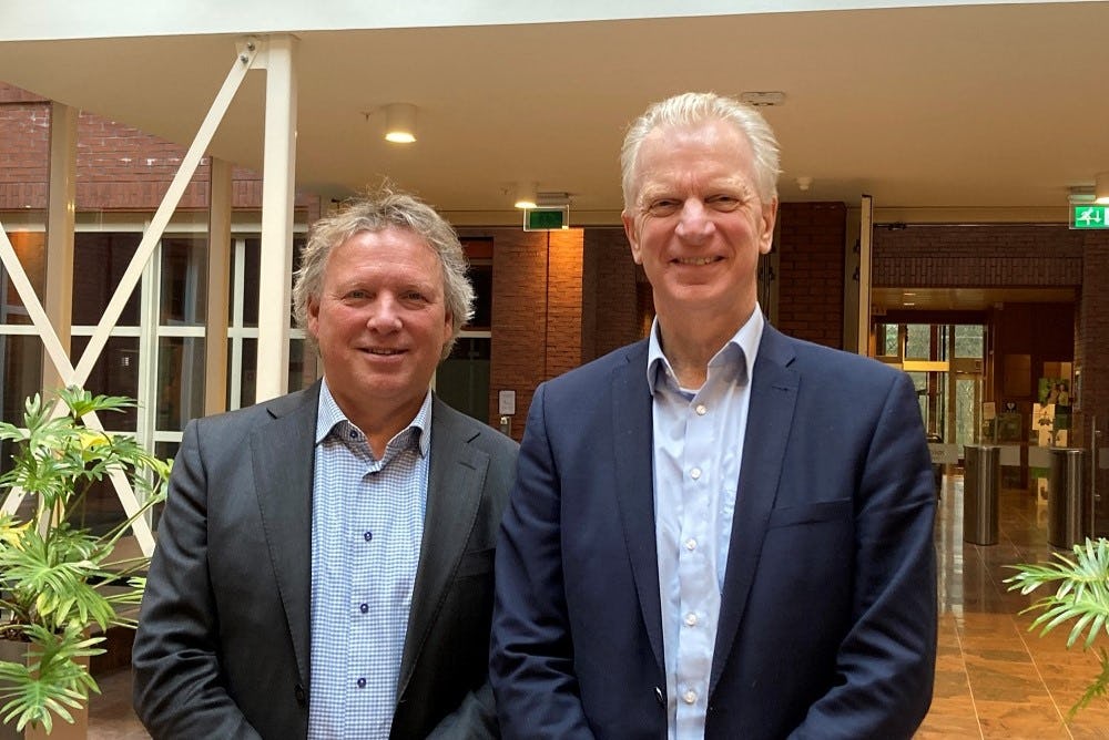 Maurice van der Putten (links) en Albert Bakker.