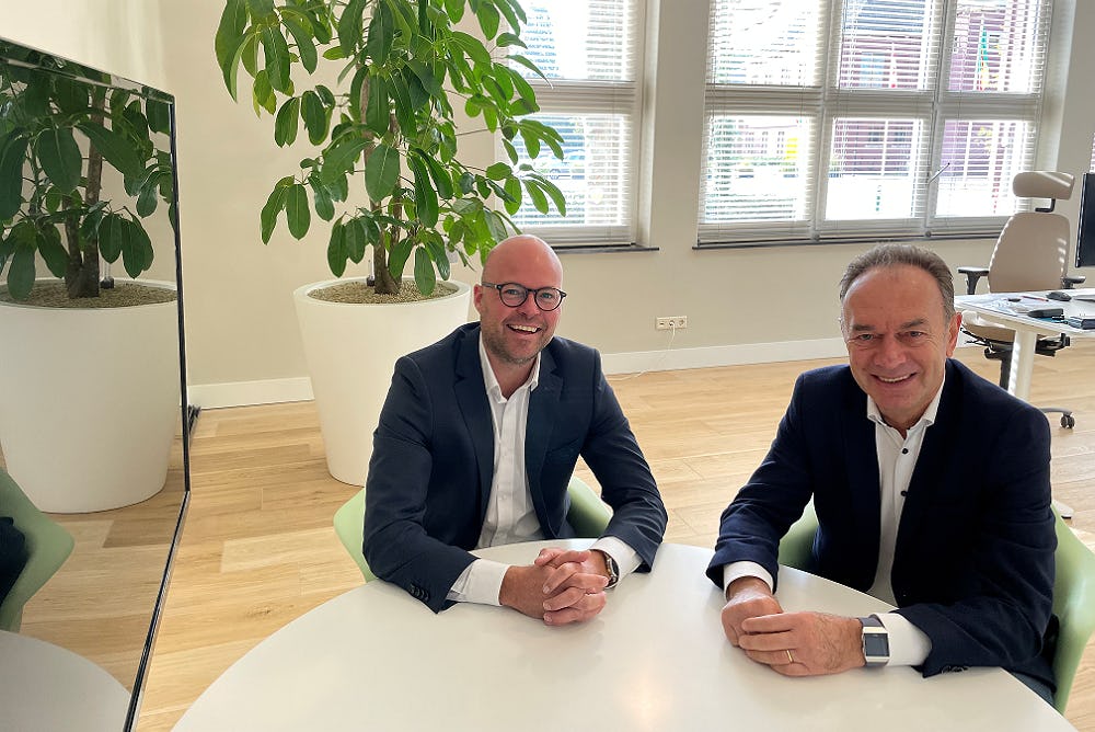 Rick Guitjens (links) en Nico Wiselaar