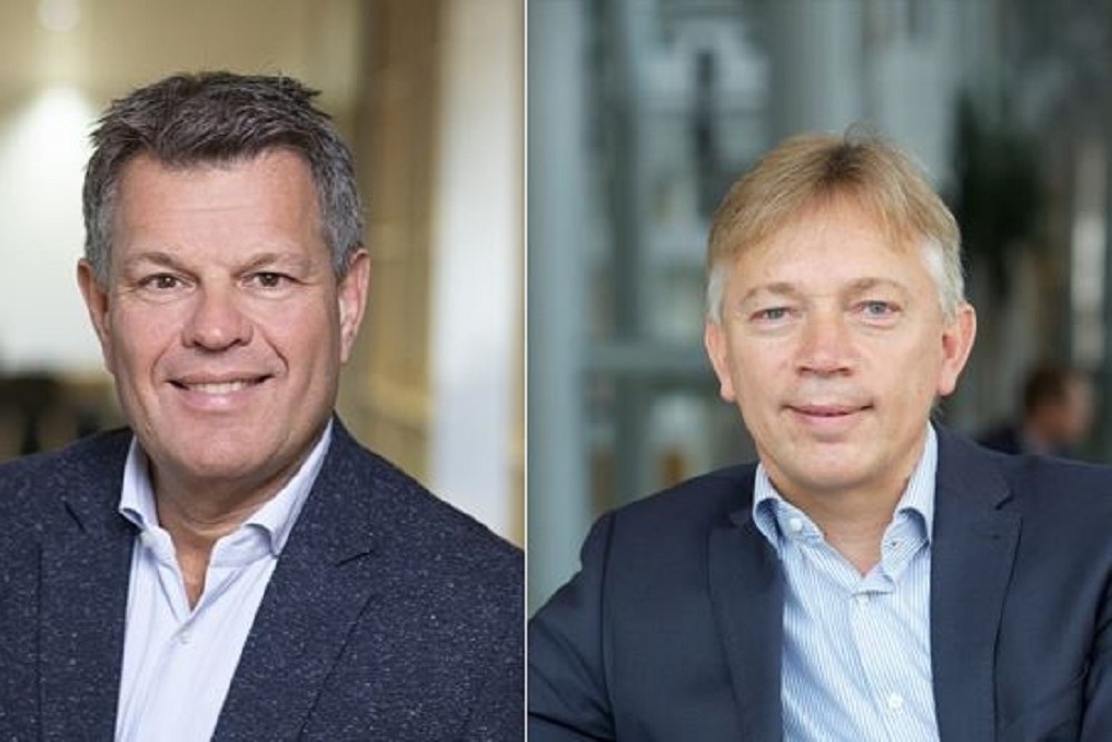 Léon van Riet (links) en Harry van der Zwan