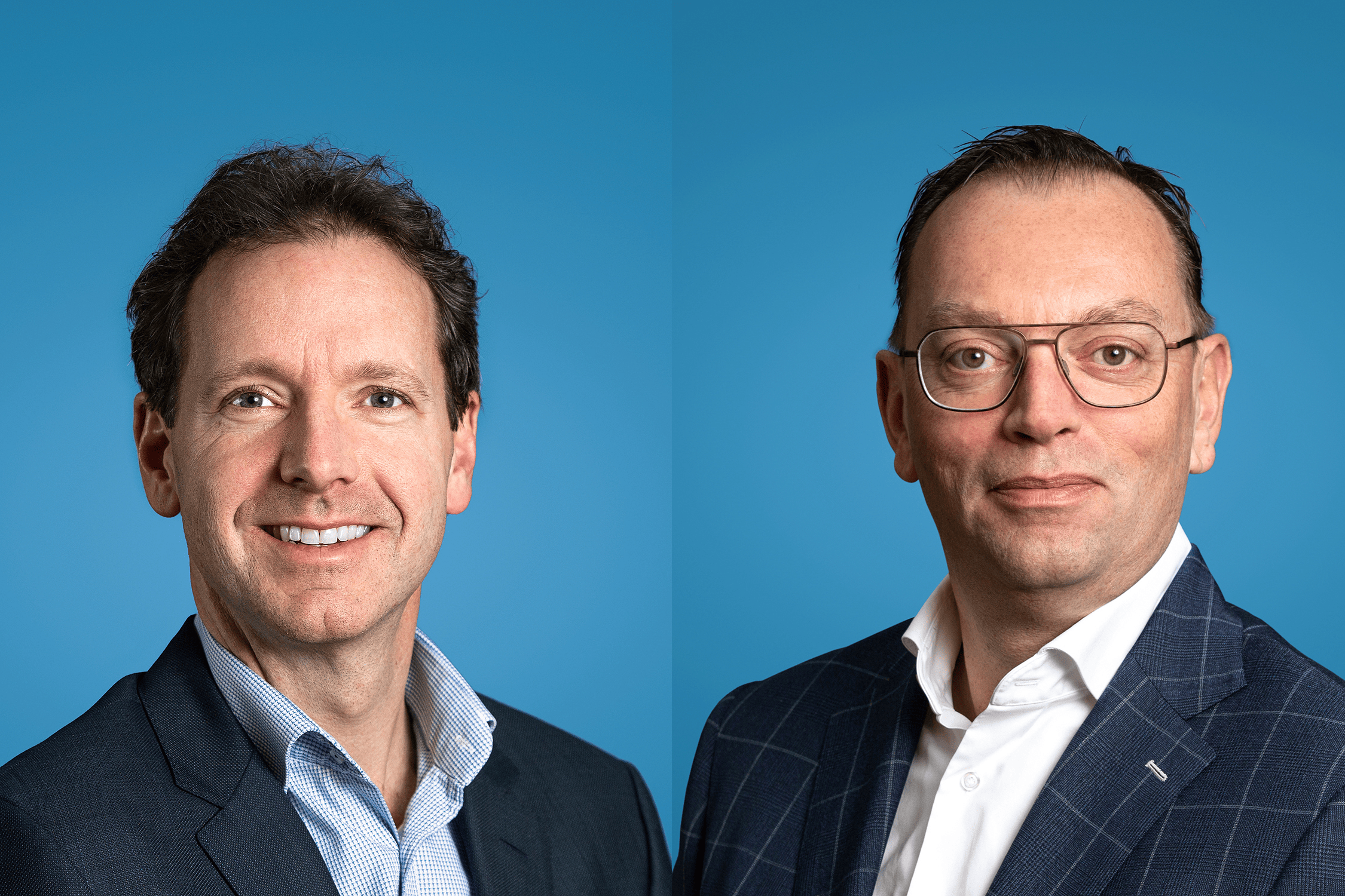 Pieter de Frel (l) en Robbert Prins