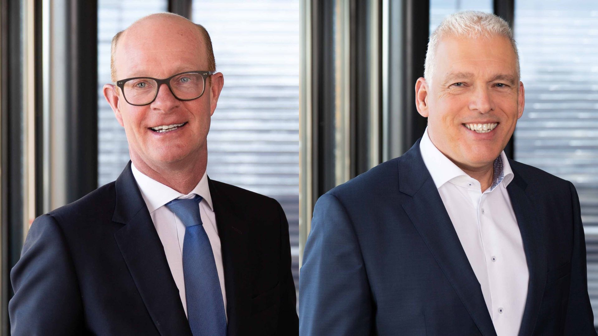 Sander Dronkers (l) en Marcel Bromet