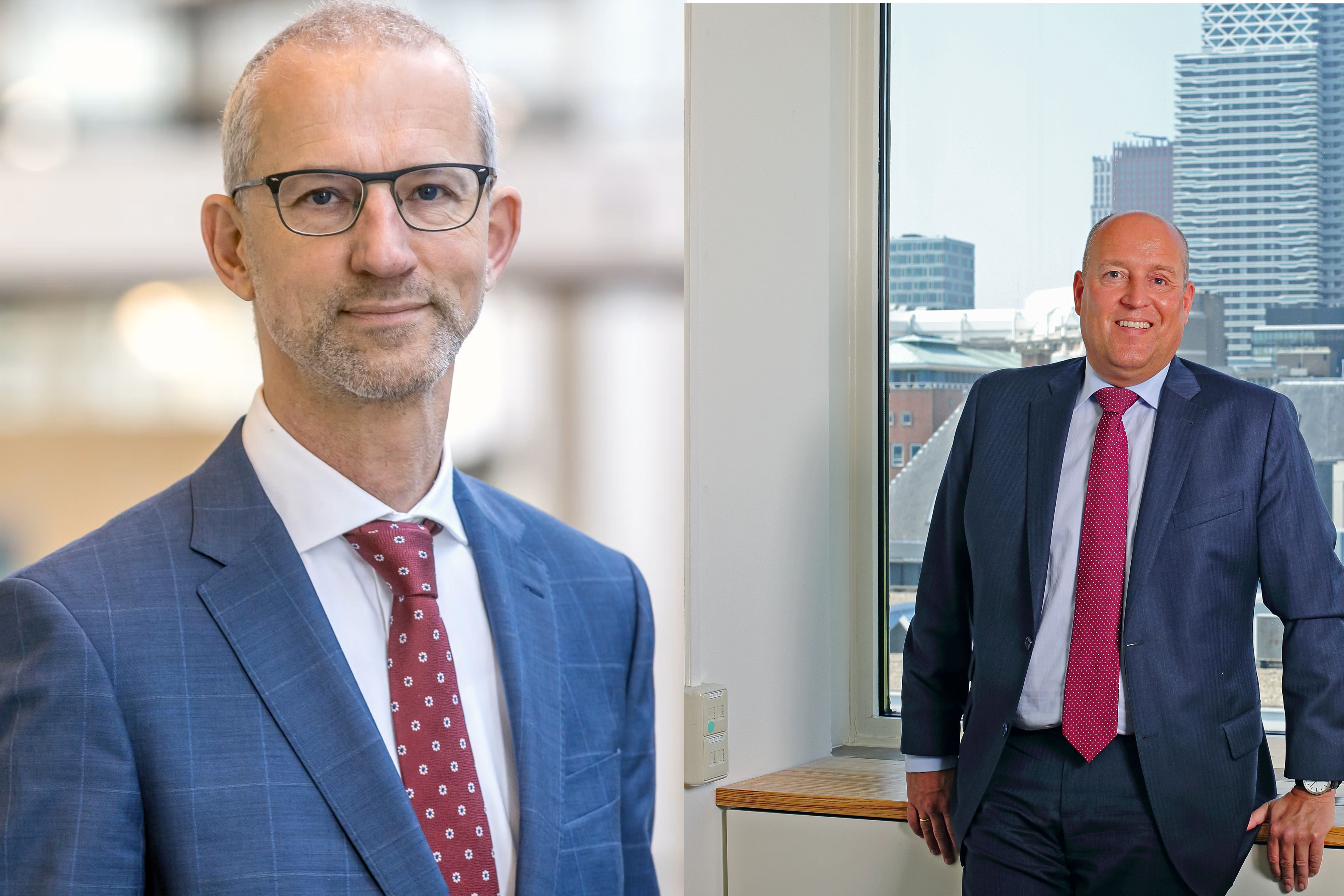 Siewert Lindenbergh (l) en Remco Heeremans  