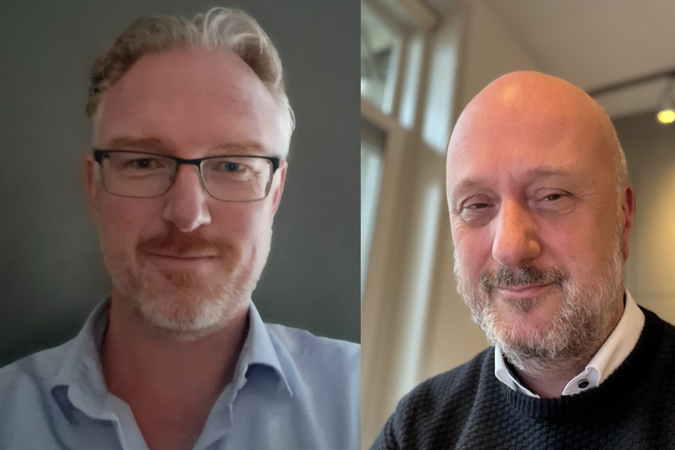 Matthijs van der Krabben (l) en Arjé Pappie