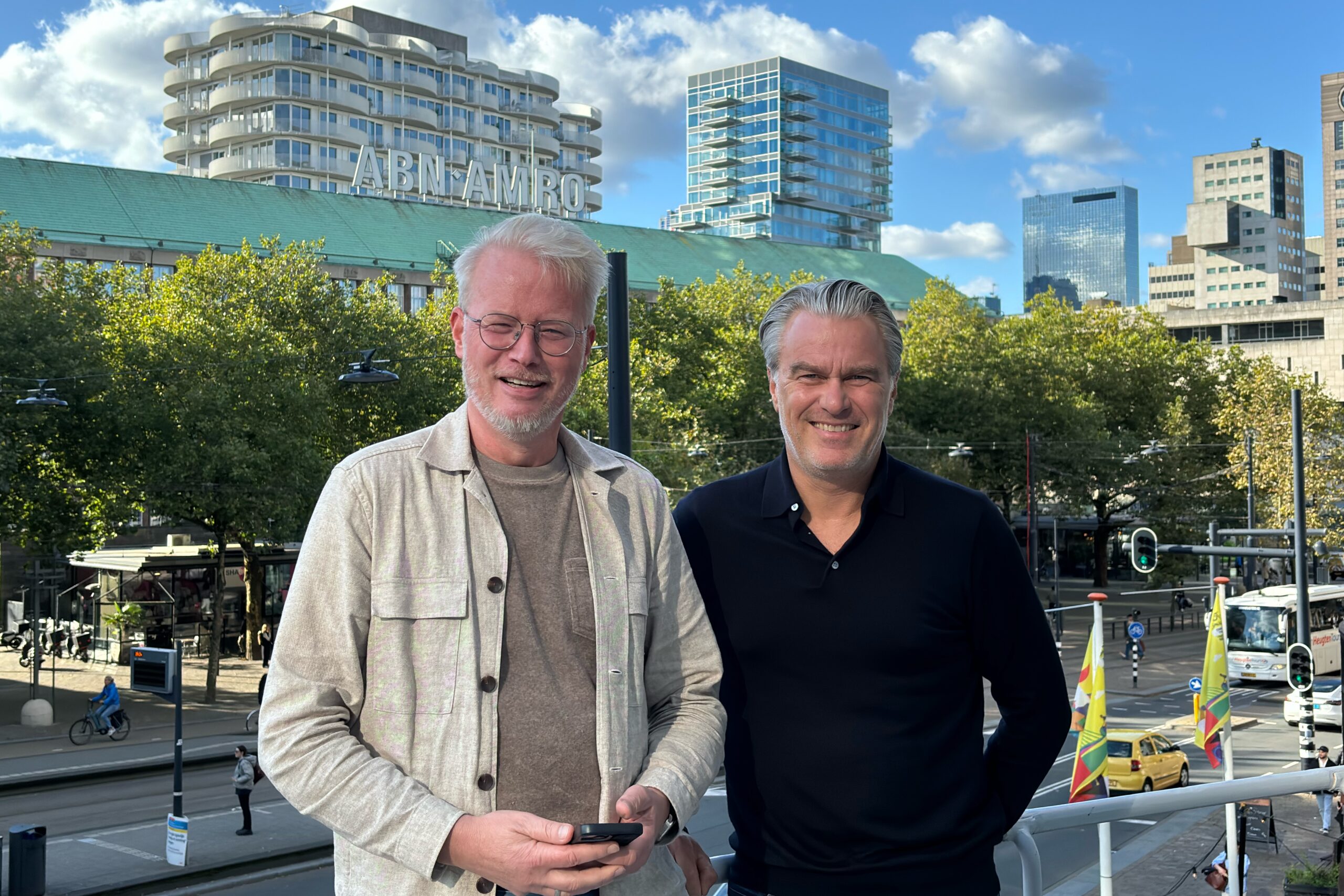 Ronald van Weelde (l) en Patrick Boom