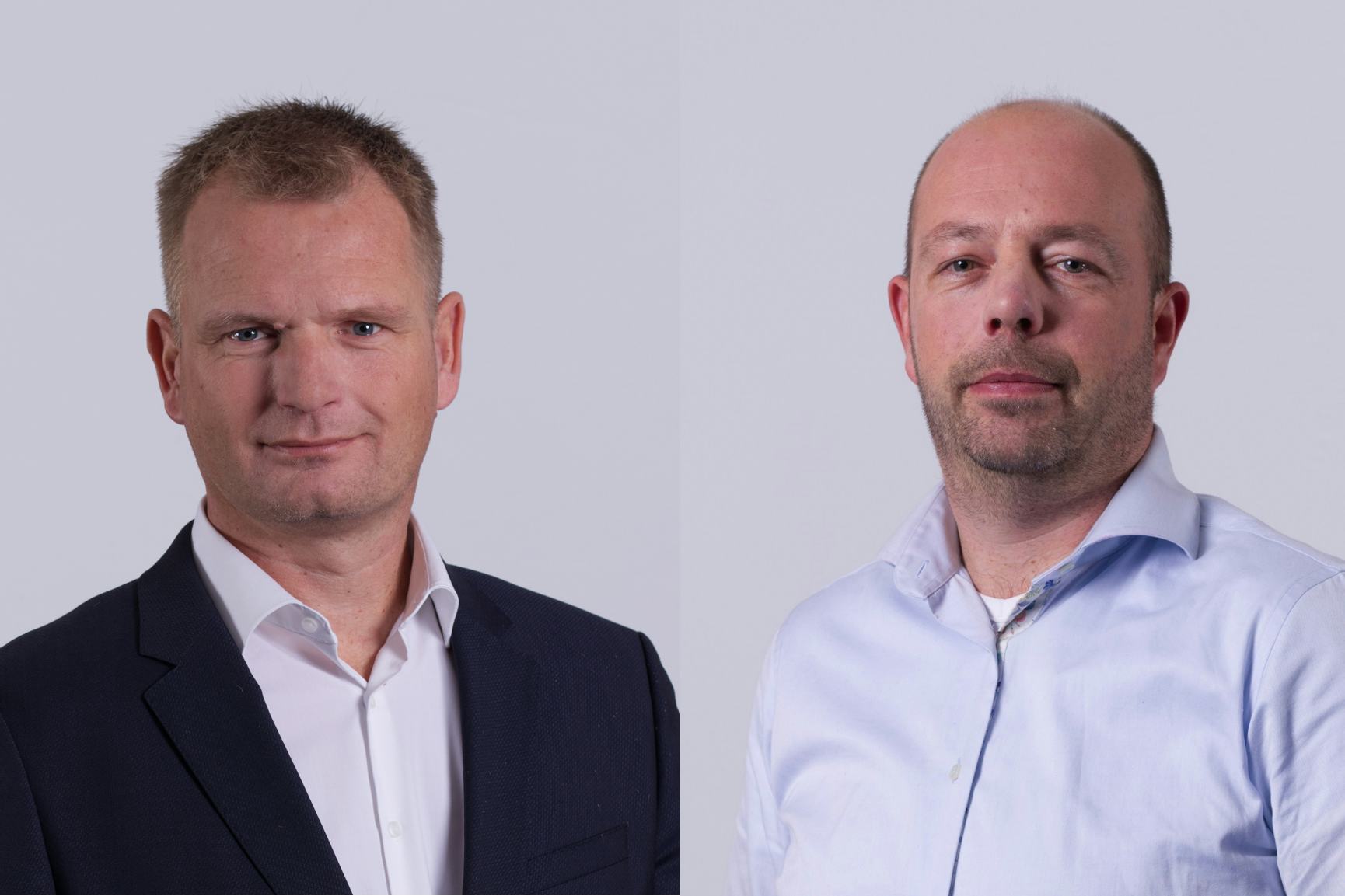 Erwin van Tol (l) en Gerard Woldendorp