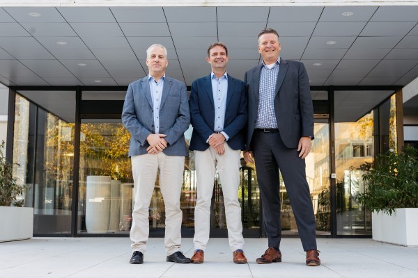 V.l.n.r.: Igor Gavic, Eric Verschure en Hans Schrijver