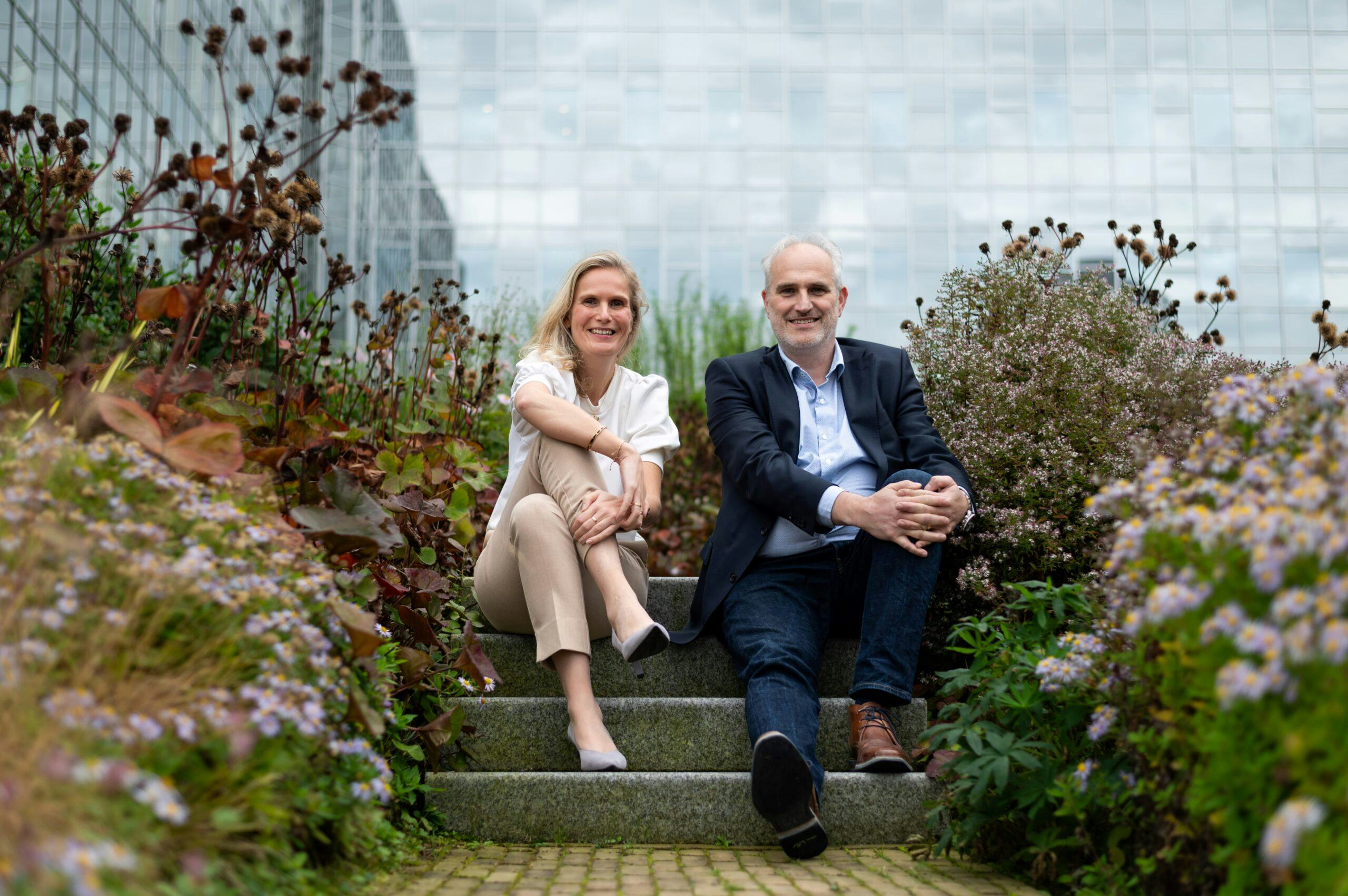 Kirsten Duindam, chief broking officer Rabo Assurantie Makelaardij, en Dennis Hurenkamp, hoofd Placement & Servicing.