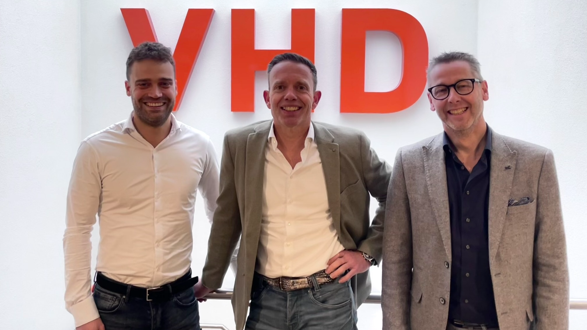 Van links naar rechts: Wouter Varenkamp, Gerben Koopman, Jan-Albert van Laar