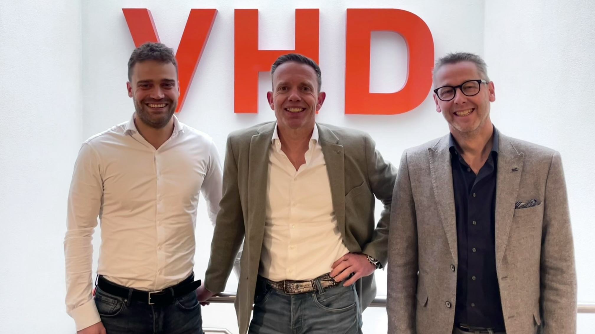 Van links naar rechts: Wouter Varenkamp, Gerben Koopman, Jan-Albert van Laar