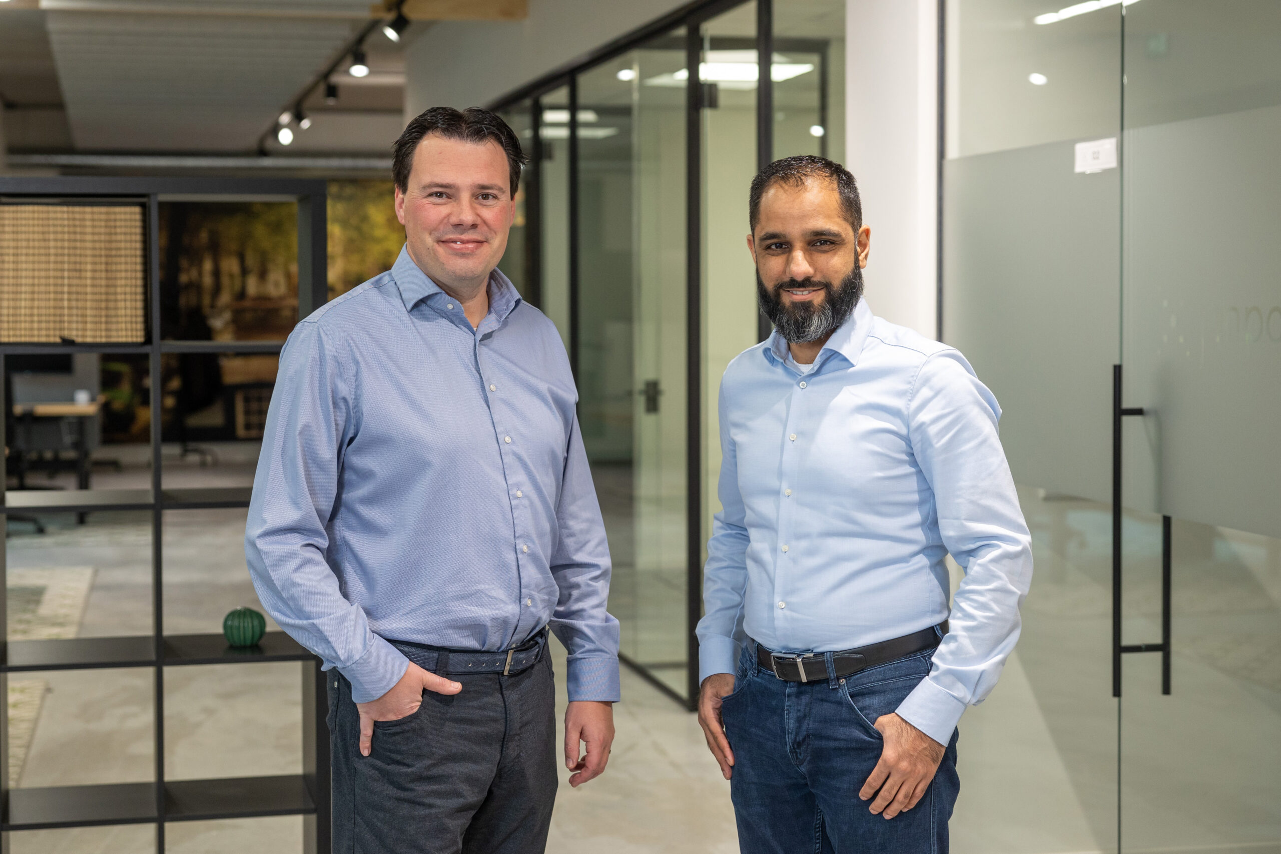 Paul Hijmans (links): 'Onze missie is waarde en efficiency leveren voor onze klanten, zodat zij zich kunnen focussen op hun klanten en zo nog meer waarde kunnen creëren.'