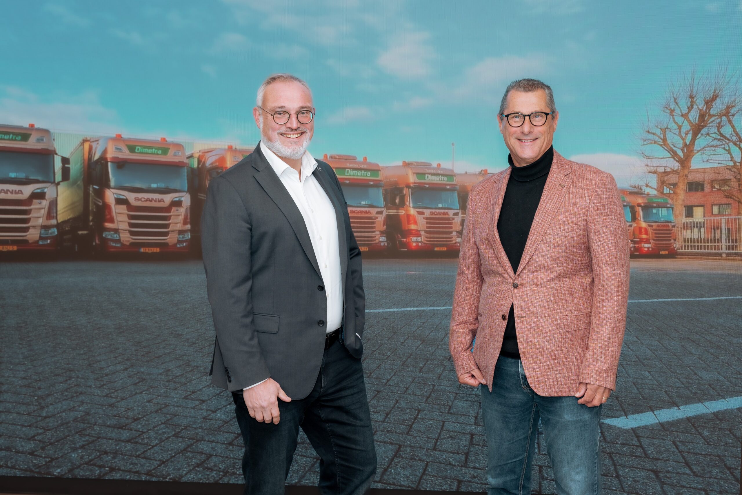 Geert Buurke en Ron Christiaanse, technisch risicodeskundigen bij Nationale-Nederlanden.