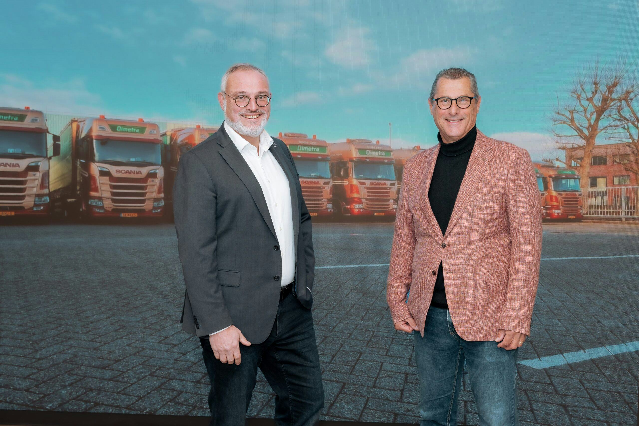 Geert Buurke en Ron Christiaanse, technisch risicodeskundigen bij Nationale-Nederlanden.