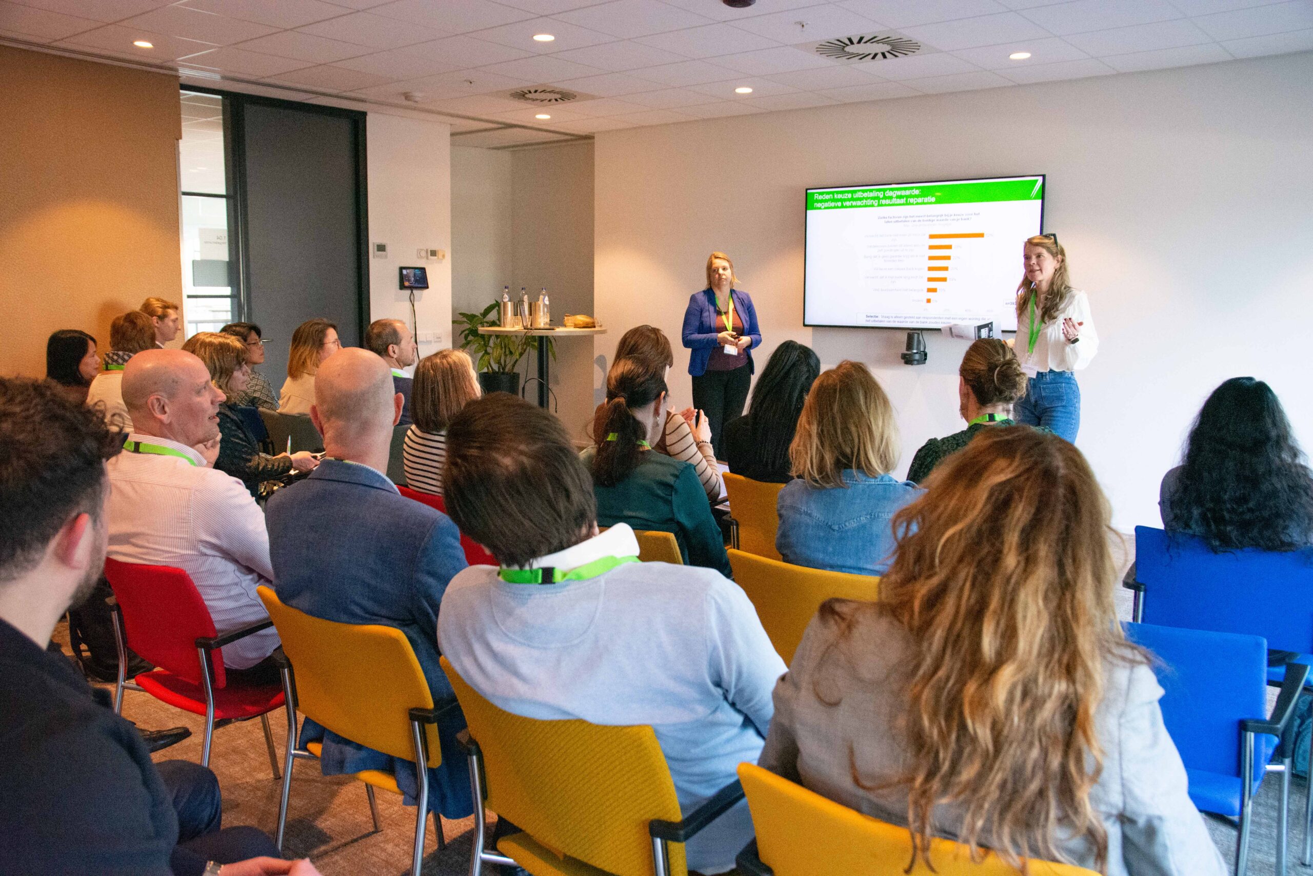 Presentatie van het onderzoek tijdens de klimaatmiddag van het Verbond van Verzekeraars
