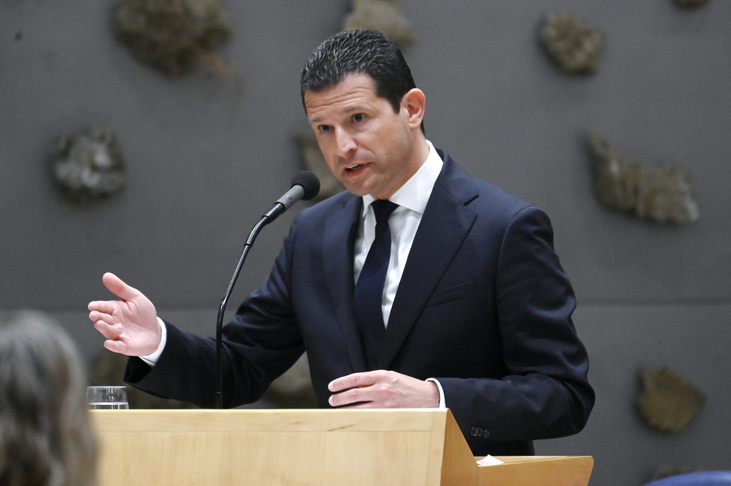 Dirk Beljaarts, Minister van Economische Zaken, bron: ANP - Hollandse Hoogte - Dijkstra bv