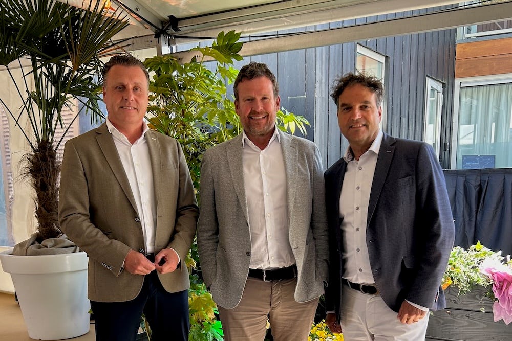 Bas Harmsen, Oscar Vuijk en Marco Barrink.