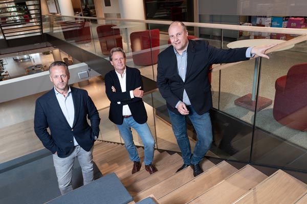V.l.n.r. Maurits Basters (BOUY), Chris Trip (SiG) en Jack de Kraaij (SiG)