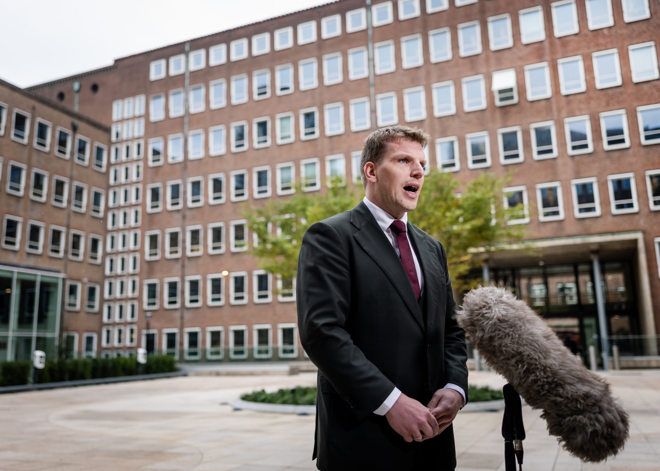 Gouke Moes, demissionair minister voor Onderwijs, Cultuur en Wetenschap. Bron: ANP REMKO DE WAAL