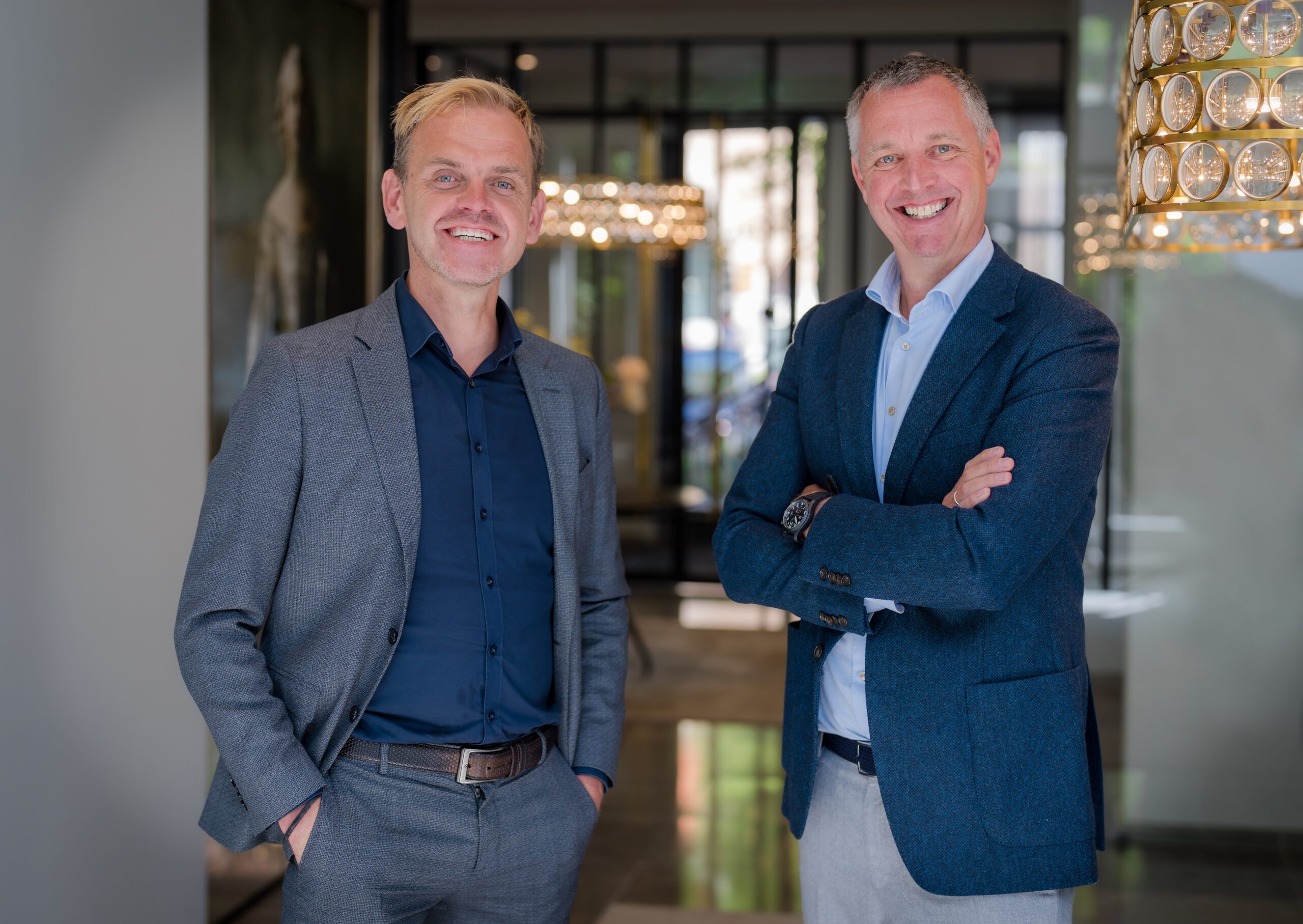 Marcel van Dijk (links) en Michel Schaft (rechts).