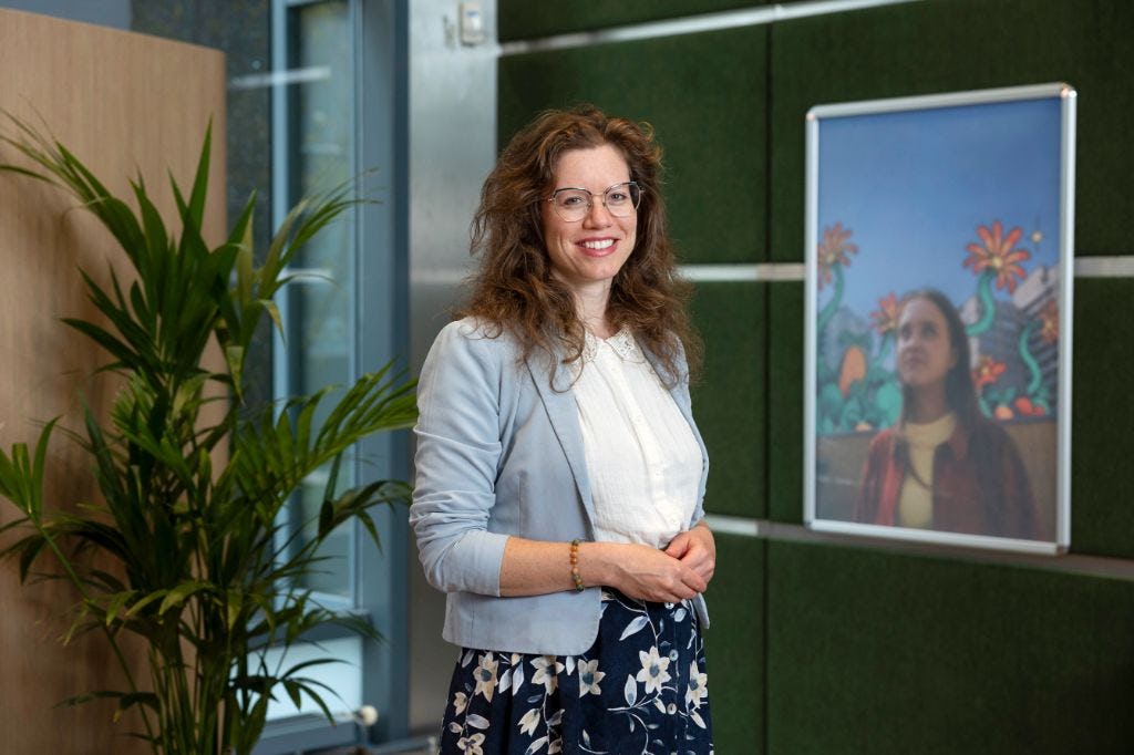  Annelieke Oort Oerlemans: "Bij ASN Bank zijn we sowieso aan het verbreden. Dat betekent dat we ons nog steeds inzetten voor een duurzamere toekomst én voortbouwen op de expertise in wonen van BLG. "