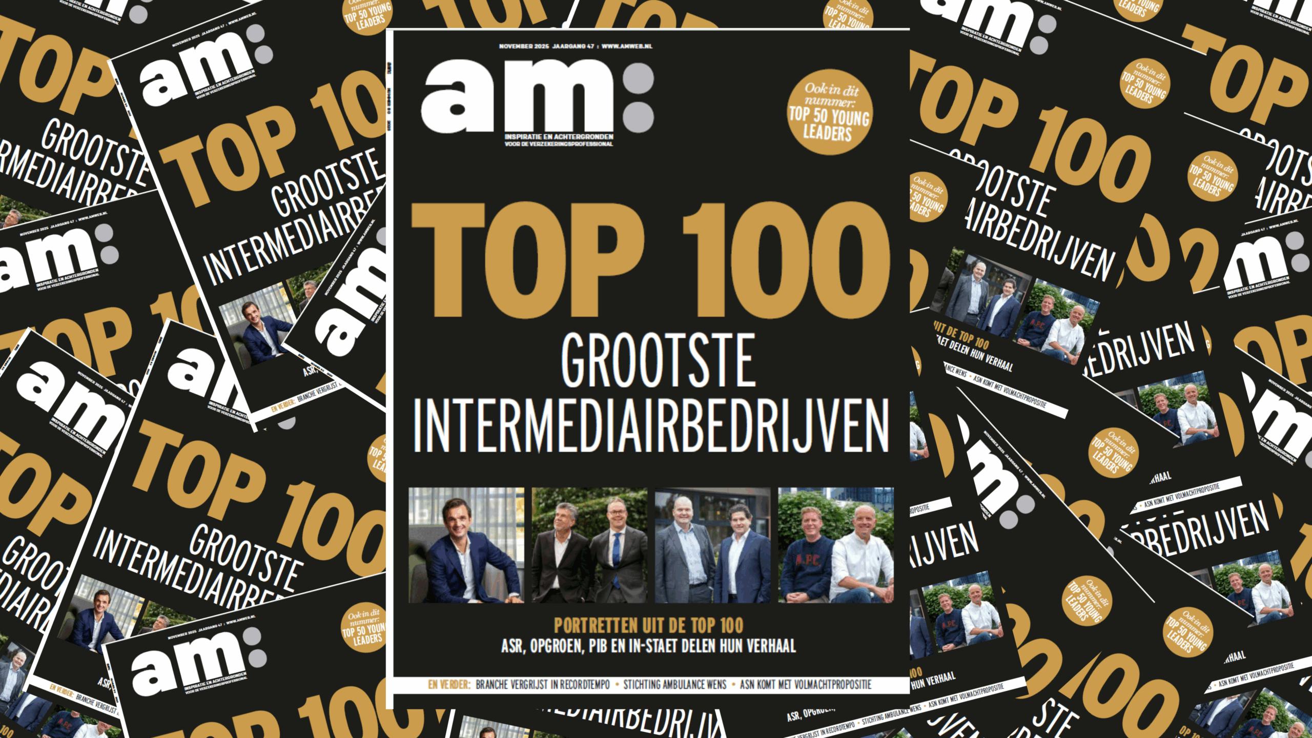 Het AMmagazine inclusief de AM Top 100 Intermediair 2025 lees je nu ook online!