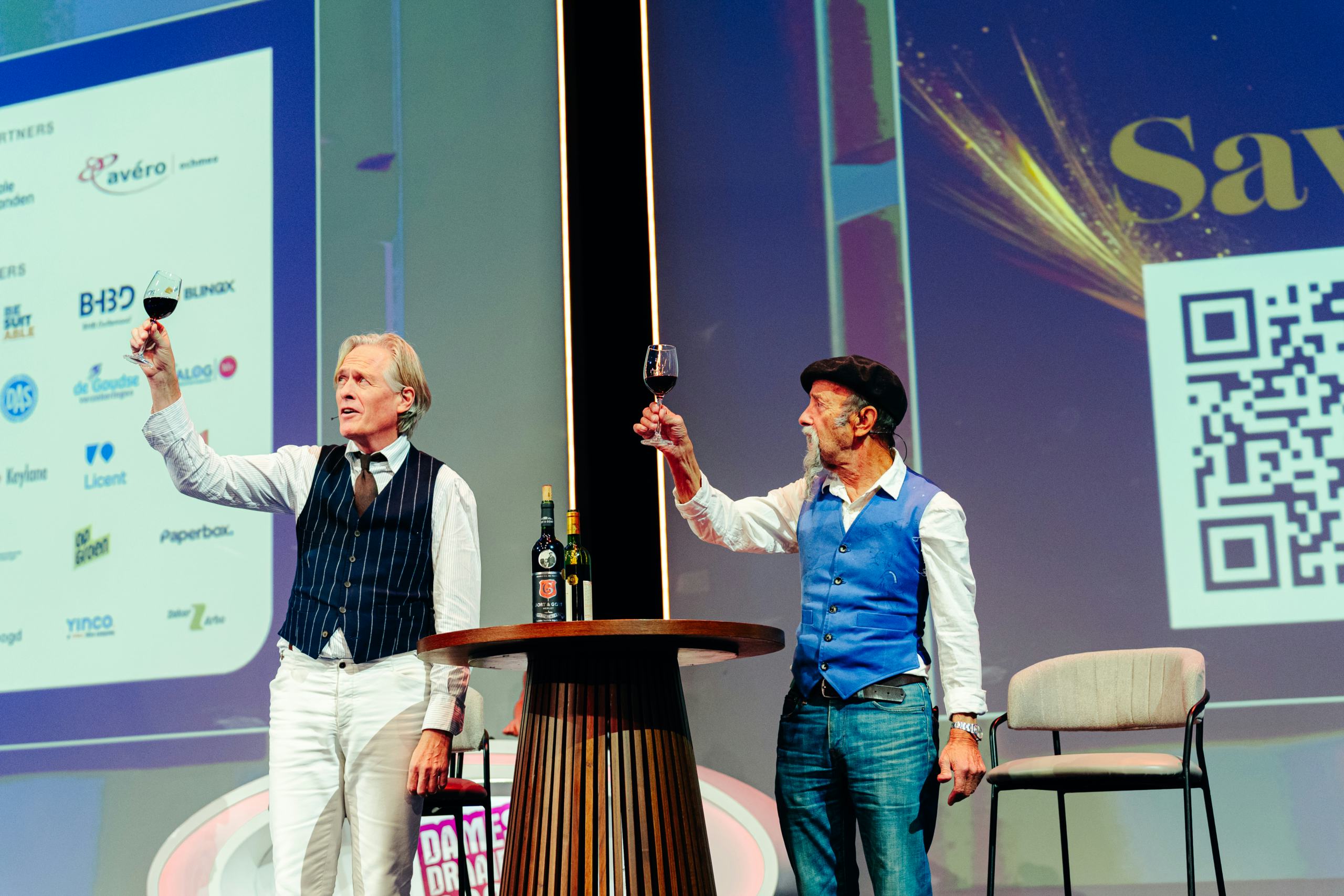 Jort Kelder (l) en Ilja Gort | Beeld: Heleen Duli