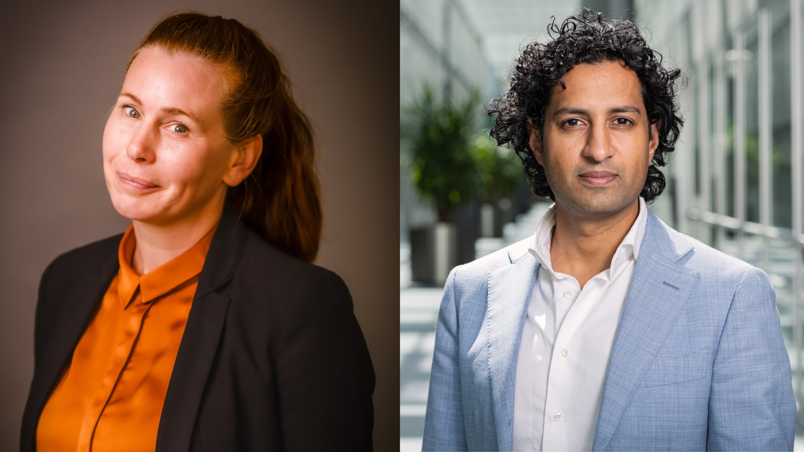 Julia den Hartogh en Munish Ramlal