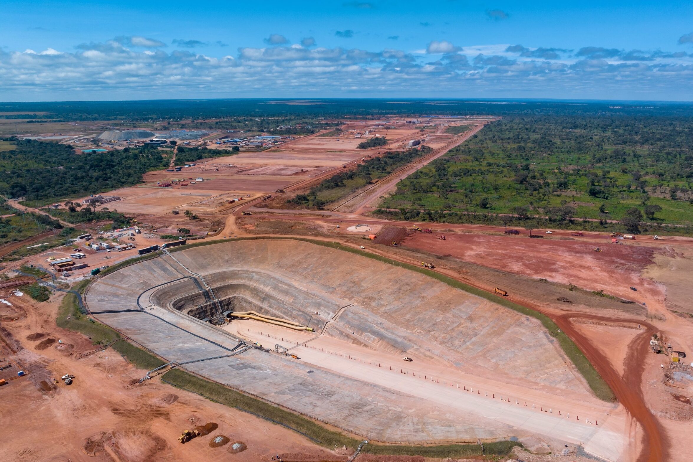 Afbeelding: De Kamoa-kopermijn. Bron: Oxfam Novib