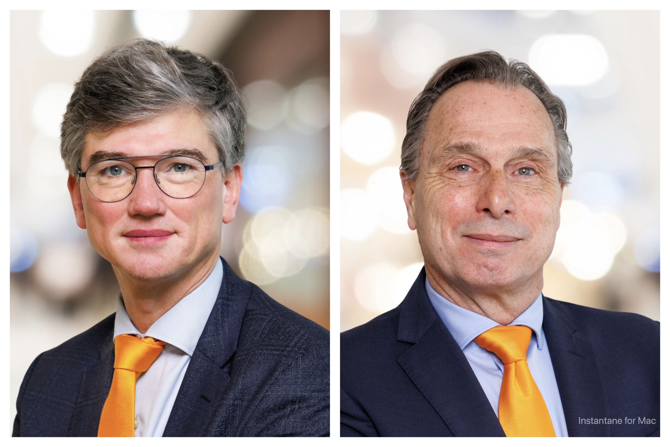 Paul Brons (l) en Albert van Haastrecht